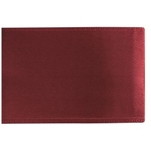 Nastro di raso bordeaux, larghezza 3 mm e lunghezza 10 m, ideale per l'artigianato e la decorazione.