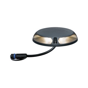 Faretto da terra a LED Paulmann, antracite, 2x3W, per sistemi di illuminazione esterna Plug & Shine.