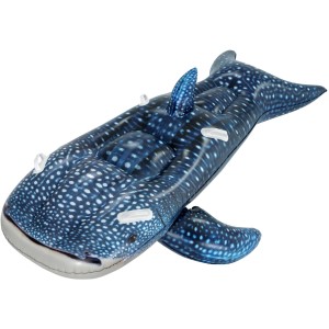 Bouée baleine Bestway Whaletastic Wonders, bleue à pois blancs, pour 2 enfants (3+).