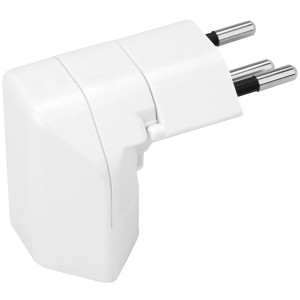 Steko Dreh-Winkeladapter T12/13 90° Peachick Move Weiss, Stecker für flexible Anwendung.