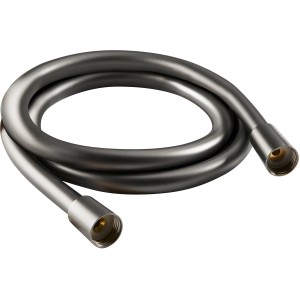 Schöner Wohnen Tesko, flexible de douche, 175 cm, gris graphite, plastique, flexible et anti-torsion.