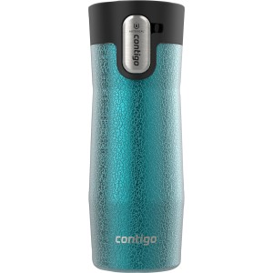 Contigo West Loop 3.0 tazza termica, 470 ml, acciaio inox Juniper con superficie strutturata. Tecnologia Autoseal.