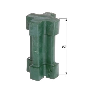Outil d'enfoncement pour douilles de sol de 100 mm, en plastique résistant aux chocs.