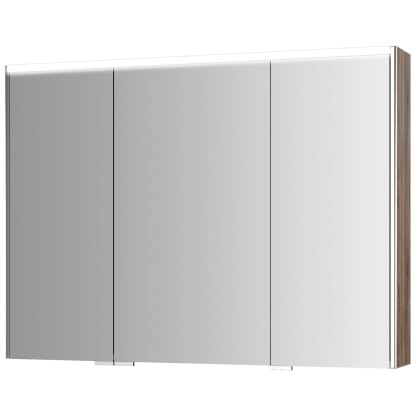 Jokey Spiegelschrank Dekor Alu III Eiche (HxBxT) 73,5 x 100 x 16,6 cm