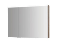 Jokey Spiegelschrank Dekor Alu III Eiche (HxBxT) 73,5 x 100 x 16,6 cm