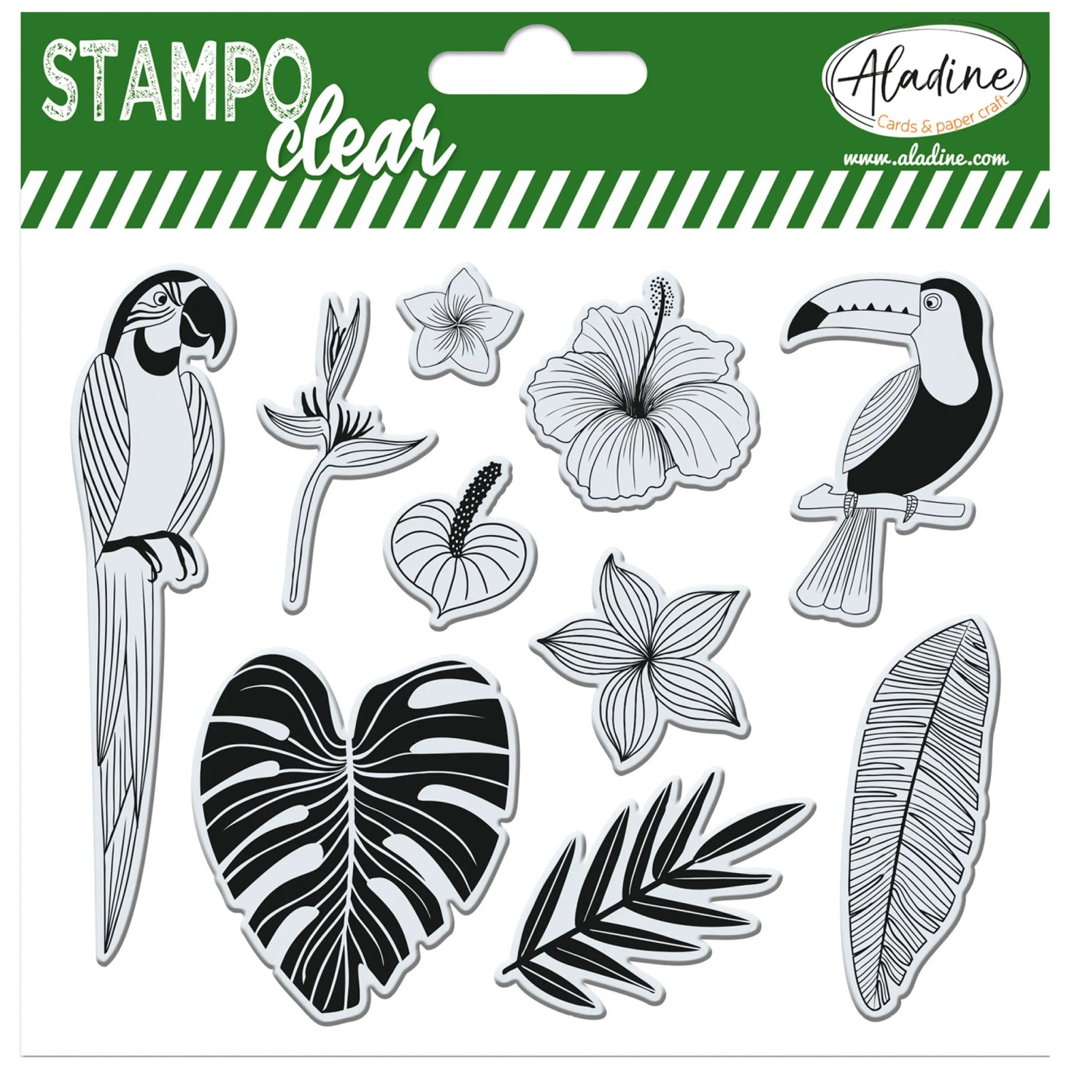 Siliconen stempelset Clear Stamps 10 vellen stempels spreuken Duits met stempelblok 10 x 10 cm voor Kerstmis, verjaardag, scrapbooking, journal, bruiloft, kaarten (10 stijlen