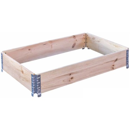 Paletten-Faltrahmen Fichte / Kiefer Natur (HxBxT) 19,5 x 120 x 80 cm