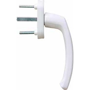 Maniglia per finestra in alluminio bianco per ferramenta per porte, design classico.