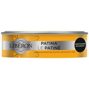 Libéron Patina Nero Grafite, vernice effetto per mobili in legno in confezione da 0,15 l.