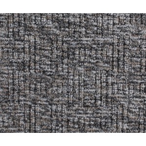 Moquette grise Patras au mètre, largeur 400 cm, avec texture chinée.