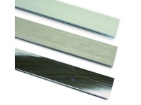 Gardinia Hochschleuderschiene Luxor Stahl gebürstet 160 cm