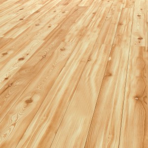 Lames de terrasse en douglas clair avec grain de bois naturel pour clôture ou façade.