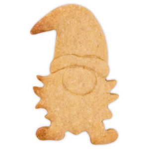 Ausstecher Wichtel aus Edelstahl, 7,5 cm, ideal für Plätzchen und Bastelarbeiten.