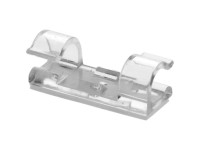 Kabelclips-Set Transparent 8 mm