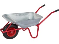 Pro-Bau-Tec Einrad-Schubkarre 85 l Muldenvolumen verzinkt 160 kg Traglast