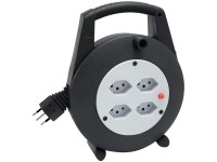 Vario Line Kabelbox H05VV-F 3G 1,0 / 4-fach Schwarz-Lichtgrau 10 m