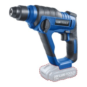 Marteau perforateur sans fil bleu LUX ABH-20Li avec batterie de la série 20V Power.