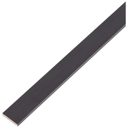 Alberts Flachstange Aluminium Schwarz (HxBxT) 2'000 x 15 x 2 mm