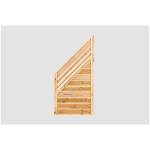 Élément de finition brise-vue Neo en douglas, 180x90x45 cm, pour un design de jardin moderne.