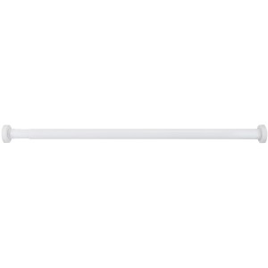 Barre de douche télescopique Wenko Luz blanche extensible, 70-115 cm, antirouille.
