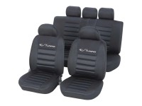 Cartrend Sitzbezug-Set Tuning Schwarz 14-tlg. Cartrend Sitzbezug-Set Tuning Schwarz 14-tlg.