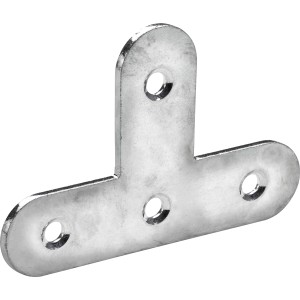 Hettich connettore a T, 15x40x60 mm, acciaio zincato, raccordo di collegamento.