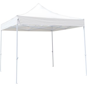 Telo di ricambio bianco per gazebo Manzanola, 300x300 cm. Poliestere, resistente all'acqua.