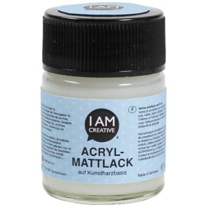 Dose Acryl-Mattlack, 50ml, für Bastelarbeiten und Modellbau.