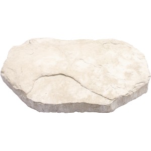 Pas japonais Nativa aspect calcaire, 56x42x4 cm, pour allées de jardin et sécurité extérieure.
