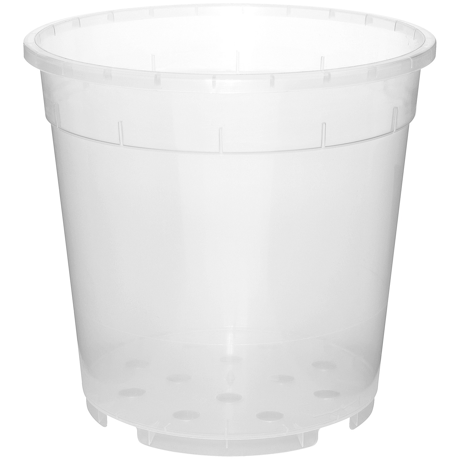 Vaso Per Orchidee In Plastica Trasparente 17 Cm | Geli Thermo Plastic Pot, Polipropilene, Universale - 3
