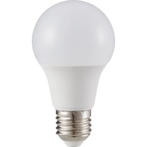 Ampoule LED E27 forme globe, 4 000 K, 806 lm, 8,5 W, lumière blanche neutre.
