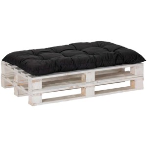 Cuscino universale antracite per pallet (20x120x70 cm) su un europallet.