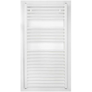 Radiateur sèche-serviettes blanc Sonnenkönig Uni 2, radiateur échelle pour serviettes.