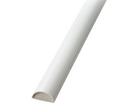 D-Line-Kabelkanal halbrund 50 x 25 x 2'000 mm Weiss