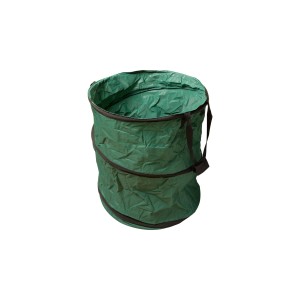 Sac de jardin Pop Up vert d'une capacité de 150 l pour la collecte des déchets de jardin.