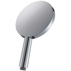 Pommeau de douche chromé Diaqua® Aria 140, à main avec tête ronde et poignée.