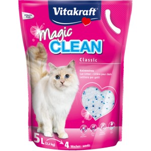 Magic Clean lettiera per gatti non agglomerante, confezione da 5 l.