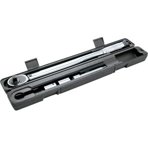 Set chiave dinamometrica LUX, 4 pezzi, in valigetta con bussole e prolunga.