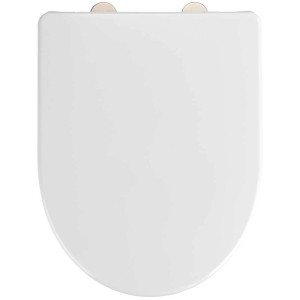 Wenko Abattant WC Exclusive N° 9 Blanc, compatible avec les céramiques Keramag Icon et 4U.