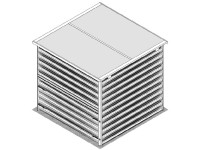 Vitavia Komposter Tami Granit / Schwarz (HxBxT) 87,2 x 99,2 x 99,2 cm