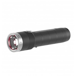 Lampe de poche LED Ledlenser MT10 noire en aluminium, 1000 lm, portée 100 m.