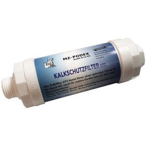 Filtro anticalcare KF2 per WC doccia, filtro acqua bianco per protezione dal calcare.