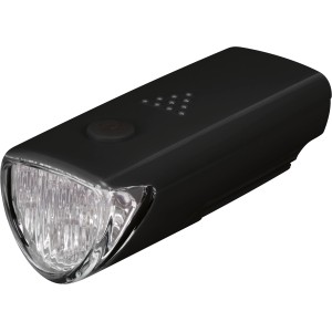 Lampe de loisirs noire avec 3 LED pour le camping et la randonnée. Lampe de poche avec lumière continue et clignotante.