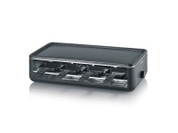 Severin Raclette-Grill RG 2365 Black Line Lite Kunststoff Schwarz 1'300 W