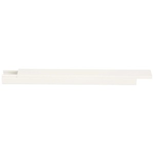 Goulotte de câblage blanche autocollante, 25x16 mm, longueur 2 m.