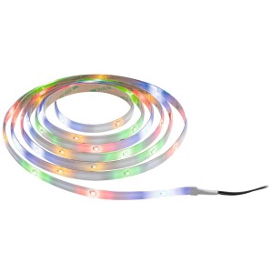 Solar LED Stripe 3m RGBY, catena luminosa solare flessibile con cambio colore per giardino e balcone.