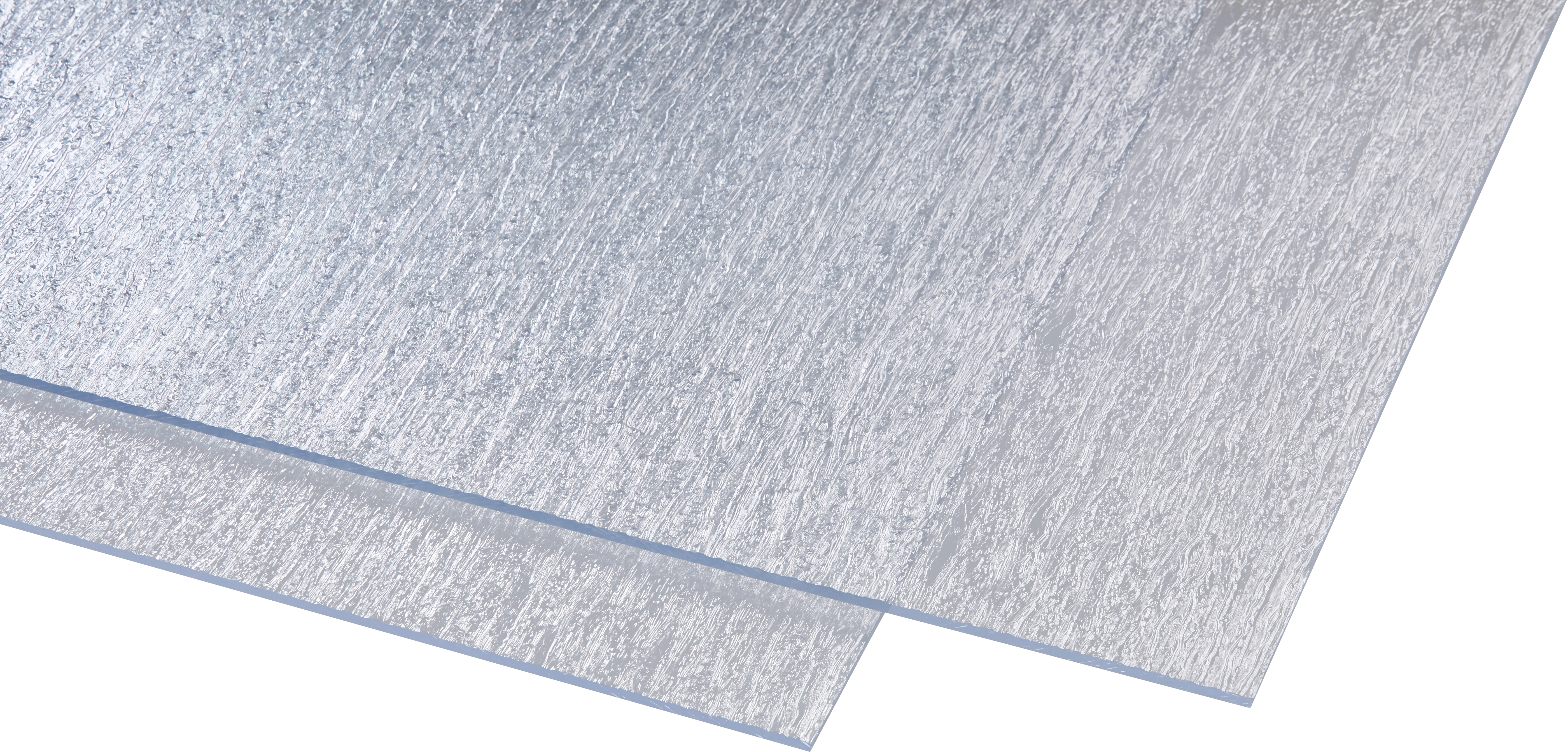 Polystyrolplatte Tropfen Transparent 50 x 100 cm / Stärke 2,5 mm