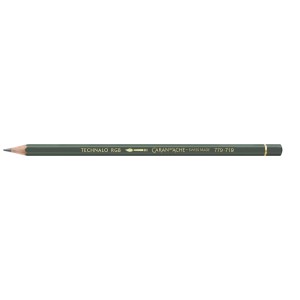 Caran d'Ache Technalo RGB Bleistift, wasservermalbar, in Grün für Skizzen und Zeichnungen.