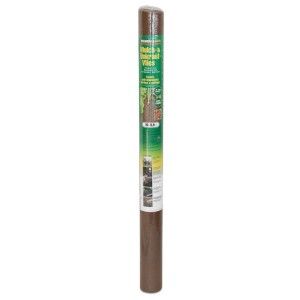 Telo pacciamante Windhager marrone, arrotolato. Accessorio per aiuole rialzate.