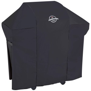 Housse de protection noire Jamestown pour barbecue à gaz Kane 2 brûleurs.